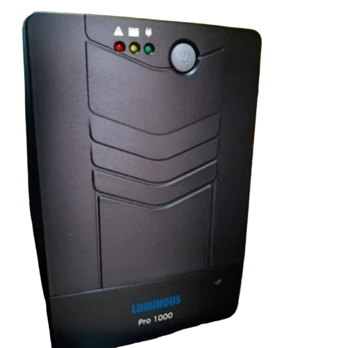Luminous Lb1000 Pro Lb1000 Pro Ups - Plastic, Black, 220 Volt, 50 Hz | Pure Sinewave, Fast Charging, Intelligent Control, Overload Protection, Battery Management, Compact, Silent, LED Indicators, Energy Efficient
