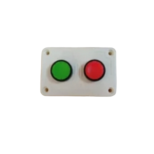 2 Way Pendant Station - Plastic, Green/Red, Two-Way Control Push Button, Weather Resistant, Emergency Stop