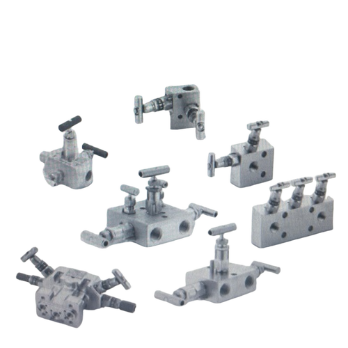 Manifold Valves - Metal, Standard Size, Various Colors | Industrial Application, Easy To Install, Tested Quality
