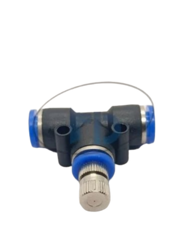 6 Inch Mist Nozzle - Brass, Black and Silver, Polished | Industrial Use, 60 Psi Pressure