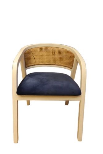 Brown Restaurant Chair - Application: Material	Cane Brand	Hsaa No Of Legs	4 Colour	Light Pink Armrest	Yes