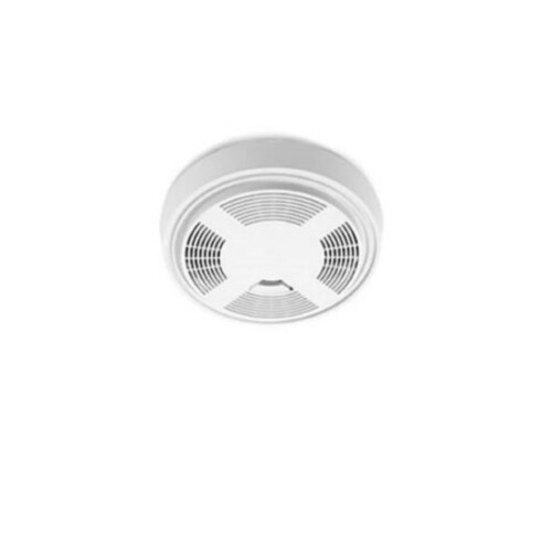 Smoke Detectors - Plastic, White, Round | Ceiling Wall Installation, 220-440 Volt