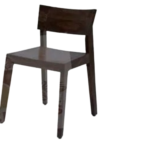 Wooden Chair - Wood, Brown | Durable, Polished Finish, No Assembly Required