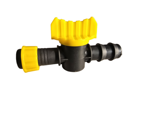 20mm Pepsi Cock - Virgin Plastic, Bright Yellow | Smooth Finish, Durable, Easy to Fit, For Water Tanks & Containers