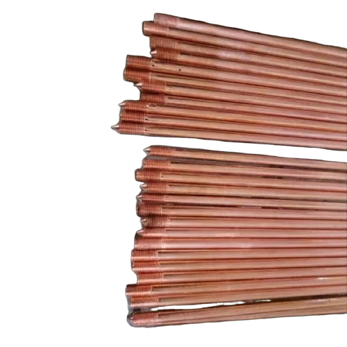 Copper Bonded Rods - Copper Standardized Length Round Hardness Hard | High Conductivity Corrosion Resistant Rust Resistant Heavy Duty Weather Resistant