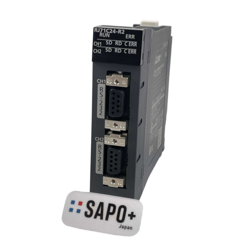 RJ71C24-R2 Mitsubishi PLC Module - Black, 220 Volt | Serial Interface, Industrial Use