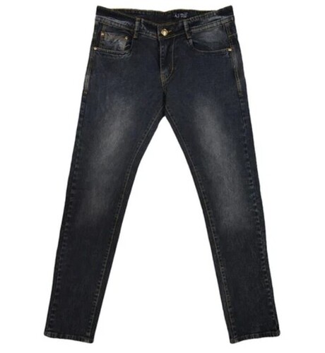Jeans - Denim, Regular Fit, Dark Color | Breathable, Skin Friendly, Washable, Multiple Pockets, Reinforced Stitching
