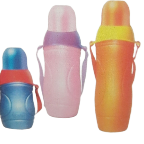 Kool Riona Water Bottle - Plastic, Round Shape, Multi Color | Leak Proof, Lightweight, Spill Resistant, Easy Cleaning, Wide Mouth