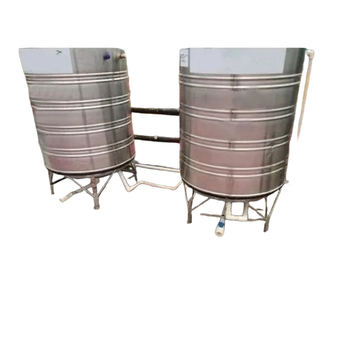 Ss Triple Layered Water Tanks - Stainless Steel, Customized Size, Silver | Corrosion Resistant, Leak Proof, Rust Proof, UV Resistant