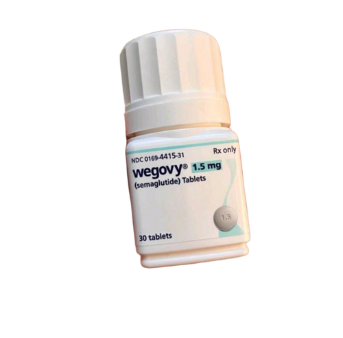 Wegovy Semaglutide Tablets 1.5Mg - Ingredients: Prescription Medication For Chronic Weight Management In Adults With Obesity Or Overweight With At Least One Weight-Related Condition (E.G.