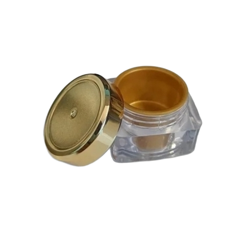 Double Layer Jar - Transparent Plastic, Square Shape | Airtight Lid, Leak Proof, Lightweight, Reusable, Travel Friendly