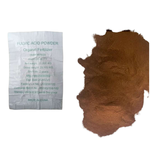 Fulvic Acid 80% Powder - Brown, Agriculture Grade, Water Soluble | Soil Conditioner, Plant Growth Promoter, Fertilizer Additive