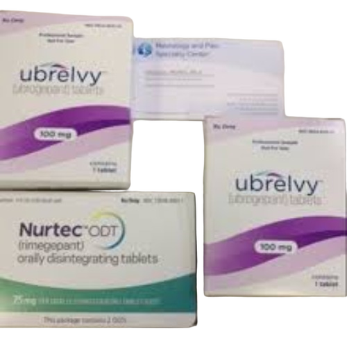 Ubrelvy Ubrogepant 100Mg Tablet - Capacity: 10000 Kg