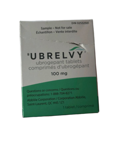 Ubrogepant Tablets - Color: White