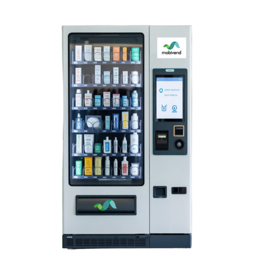 Pharmacy and Health Vending Machine - Metal Body, White, 220-240V | Easy Use, Reliable, Compact, Low Maintenance