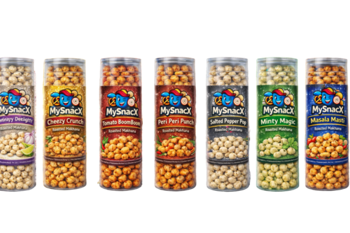 Roasted Flavoured Makhana In 7 Different Flavours - Cultivation Type: Common