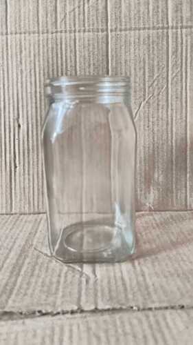 1000 Ml At Square Glass Jar - Color: Transparent