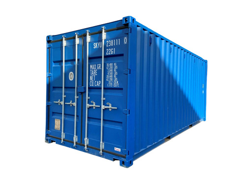 20 Feet Container - Corten Steel, 20 Ft, Blue | 30 Ton Capacity, Dry Shipping Container, Corrosion Resistant