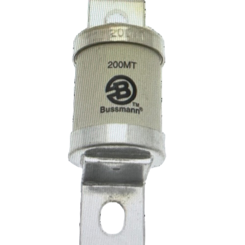 Copper Bussmnn Fuse - Copper, 200A 220V | High Conductivity, Fast Acting, Overload Protection, Heat Resistant, Durable