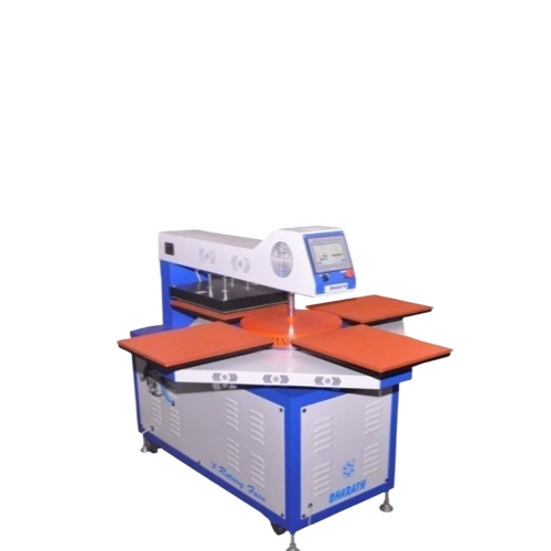 Four Bed Fushing Machine - Steel White Blue Orange | Multi-Bed Design Precise Fusing Adjustable Settings Energy Efficient