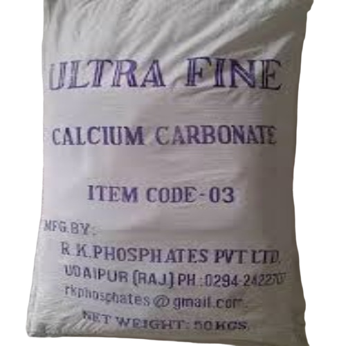 Industrial Grade Calcium Carbonate Powder - Density: 1 Kilogram Per Litre (Kg/L)