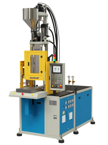 Industrial Vertical Plastic Insert Moulding Machine - Carbon Steel Blue 440V | Automatic High Efficiency High Speed Response