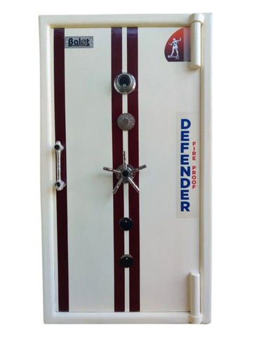 Single Door Iron Safe - Iron Standard Size Grey | Durable Fine Finished High Security 1 Year Warranty