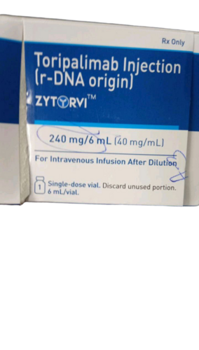 Toripalimab 240mg Injection - Liquid Formulation, PD-1 Monoclonal Antibody | Immunotherapy, Store Cool Dry