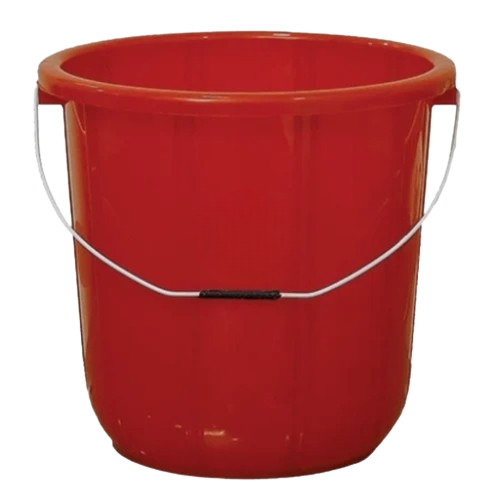 7 Liter Virgin Plastic Economy Bucket - Round Shape, Multiple Colors, Heat Resistant, Leak Protection | Rigid, Fine Finished, Durable