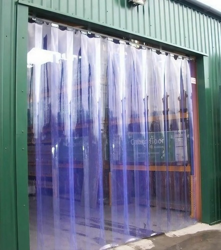 Freezer Polar Pvc Strip Curtain - PVC, Customized Size, Clear | Durable, Fine Finished, Modern Plain Design