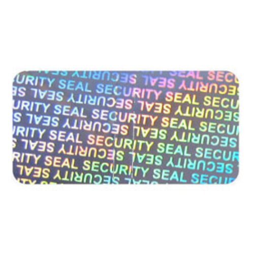 Security Hologram Label - Plastic Pvc, Customized Size, Silver, Pressure Sensitive Adhesive, Waterproof