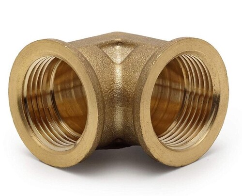 Brass Elbow - Standard Size, Polished Finish | Anti Rust Pipe Fitting