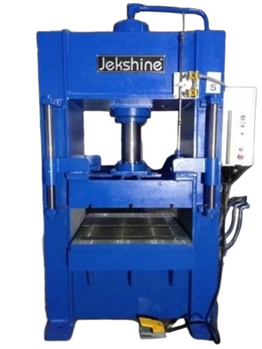 Hydraulic Press "C" Type Machine - Mild Steel, Blue, 100 Ton Capacity, Semi Automatic, CNC Control, 110V, Industrial Use, 250kg, 1 Year Warranty