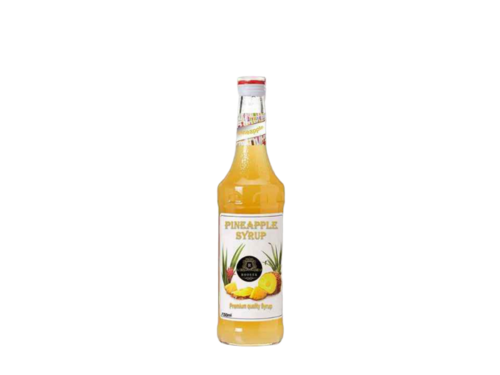 Rodeek Pineapple Syrup - Liquid Form Pineapple Flavor Natural and Nature Identical Colorants Preservative Store in Cool Dry Place