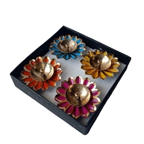 Brass Diya Set
