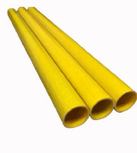 Frp Tubes - Fiberglass Standard Yellow, Polished Surface | Crack Resistant, Tested Quality Standards, Timely Delivery