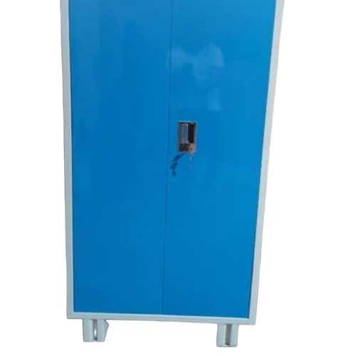 Steel Almirah - Steel, Blue and White, Polish Finish | Durable, Low Maintenance