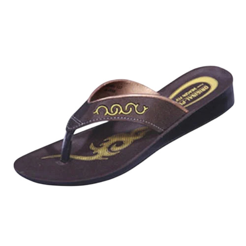 High Strength Ladies Slipper - Color: Brown/Black And Purple