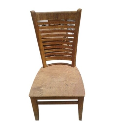 Wooden Dining Room Chair - Wood, Brown, Polished | Durable, Low Maintenance, Lightweight, No Assembly Required