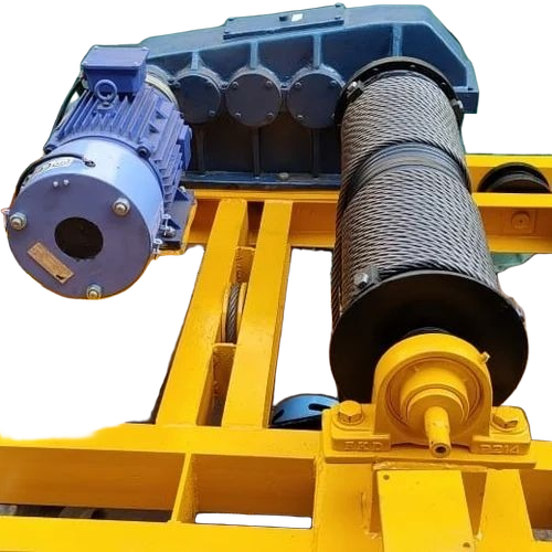 10 Ton Double Girder Eot Crane - 20m Span Length, 20m Lifting Height, Yellow | New, Industrial Use