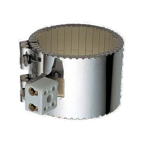 Ceramic Band Heaters - Ceramic SS304 Sheath, White Silver, 220V | Energy Efficient Insulated Band Heater