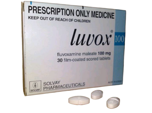 Fluvoxamine Maleate Film Coated Tablets 30Mg - Color: White