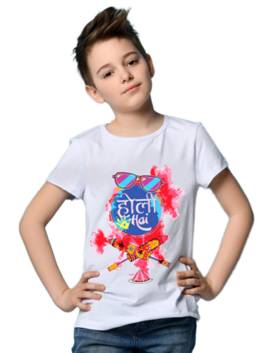Holi T-Shirts - Color: White