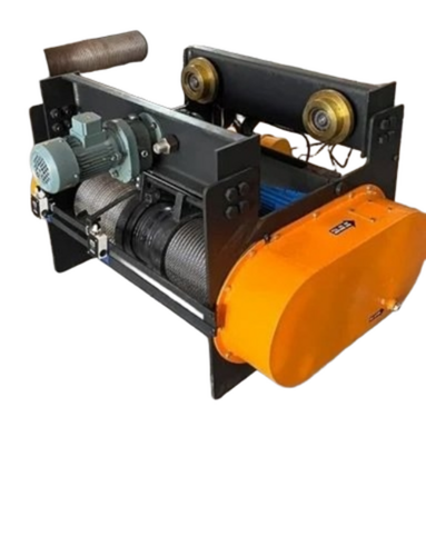 Industrial Cranes - 0.5 Ton, Yellow and Black | Industrial Trolley, New, Tirupati Engineering