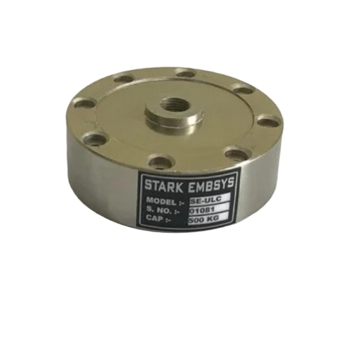Round Pancake Load Cell - Steel, Gray & Silver, 220V | Industrial Accuracy, Easy to Operate, Easy to Install