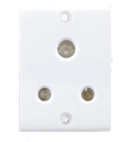 Socket - Plastic, Standard Size, White, 220-300 Volt | Durable, Heat Resistant, Corrosion Resistant, Easy Installation
