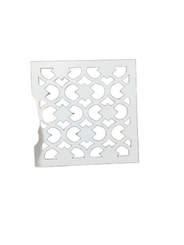 W P C Jali - WPC 96"x48" Silver | Home Use