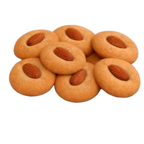 Badam Mix Cookies - Brown, Round, Bag & Box Packaging | Hi-Fiber, Zero Cholesterol, Trans-Fat-Free, No Preservatives