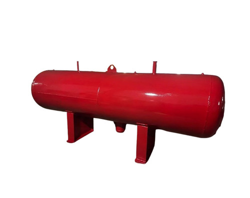 Chemical Pressure Vessel - Metal, Standard Size, Red | Corrosion, Rust, Water, Leak Resistant, Easy to Install, Heavy-Duty, Horizontal Orientation