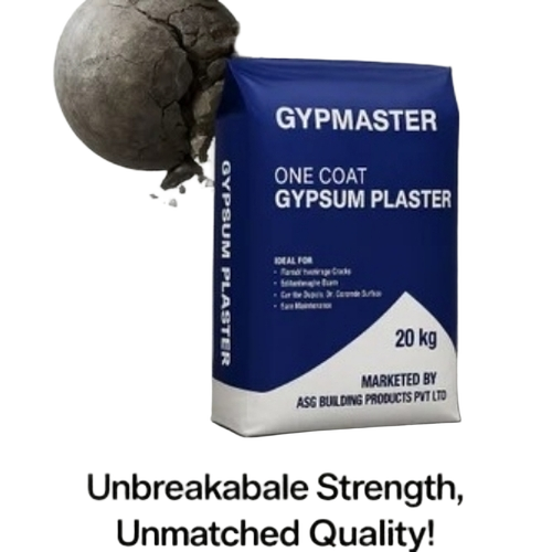 Gypsum Plaster - Gypsum Powder, White, High Grade | Easy to Use, Eco-Friendly, Room Temperature Storage